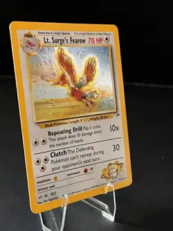 Lt. Surge's Fearow 007/132 Gym Heroes Holo - LP - Pokemon Card - Image 2