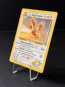 Lt. Surge's Fearow 007/132 Gym Heroes Holo - LP - Pokemon Card - Image 3