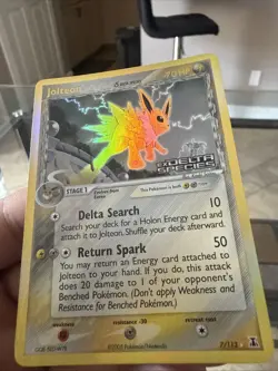 Pokemon TCG Jolteon 7/113 EX Delta Species 2005 Holo Rare Card NM - Image 2