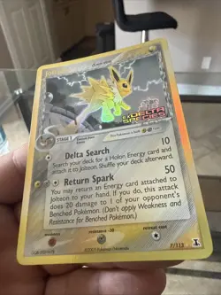 Pokemon TCG Jolteon 7/113 EX Delta Species 2005 Holo Rare Card NM - Image 3