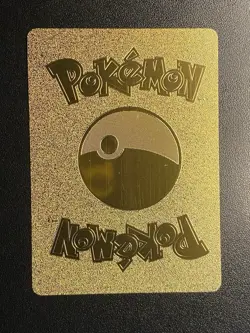 Pokemon Gold Foil Fan Art Shining Charizard GX Full Art Collector Display Card - Image 2