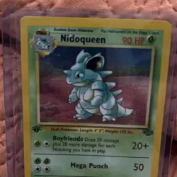 Pokemon Nidoqueen Jungle 1st Edition Holo Rare Card 7/64 WOTC 1999 90HP MINT/NM - Image 2