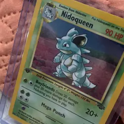 Pokemon Nidoqueen Jungle 1st Edition Holo Rare Card 7/64 WOTC 1999 90HP MINT/NM - Image 4