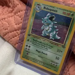Pokemon Nidoqueen Jungle 1st Edition Holo Rare Card 7/64 WOTC 1999 90HP MINT/NM - Image 5