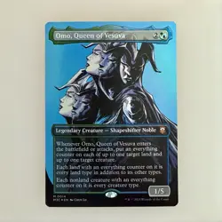 MTG: Omo, Queen of Vesuva (Borderless) Commander: Modern Horizons 3 Foil NM - Image 1