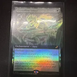 Crystalline Armor (Foil) #137 MTG: Avatar The Last Airbender BORDERLESS - Image 1