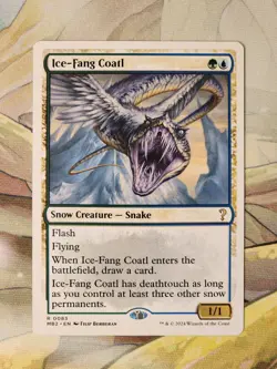 Ice-Fang Coatl White Border Mystery Booster 2 Magic Gathering MTG MB2 - Image 1