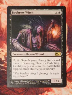 Bogbrew Witch Core Set 2014 Magic Gathering MTG M14 - Image 1