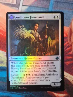 Ambitious Farmhand Foil Innistrad: Midnight Hunt Magic Gathering MTG MID - Image 1