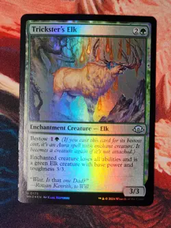 Trickster's Elk Foil Modern Horizons 3 Magic Gathering MTG MH3 - Image 1