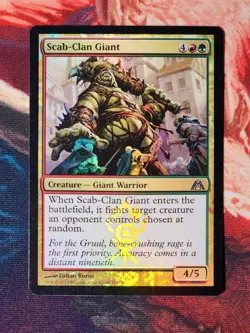 Scab-Clan Giant Foil Dragon's Maze Magic Gathering MTG DGM - Image 1