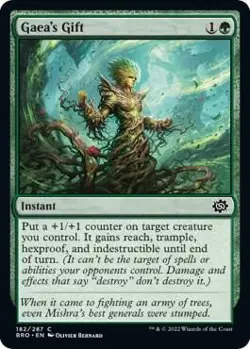 Gaea's Gift #182 NM - MTG: Brothers War - Image 1