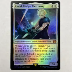 Cloud, Midgar Mercenary #10 NM Foil Mythic - MTG Final Fantasy - Image 1