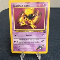 Sabrina's Abra 19 Promo Wizards Black Star Promos Pokemon Card - Image 1