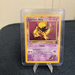Sabrina's Abra 19 Promo Wizards Black Star Promos Pokemon Card - Image 2