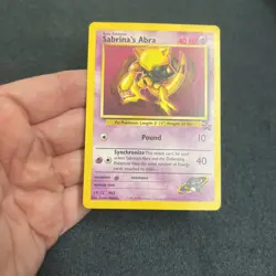 Sabrina's Abra 19 Promo Wizards Black Star Promos Pokemon Card - Image 4
