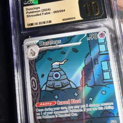 Pokemon TCG Dusclops Illustration Rare Shrouded Fable CGC Pristine 10 POP 3 - Image 2