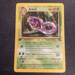 ARBOK - 31/62 - 1st Edition Fossil - Uncommon - Pokemon Card - NM - Image 1