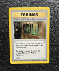 Pokemon TCG - 1st Edition The Rocket’s Training Gym 104/132 - Gym Heroes *NM/LP - Image 1