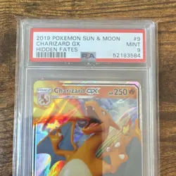 Pokemon 2019 Charizard GX Hidden Fates 9/68 Holo Ultra Rare PSA 9 - Image 2