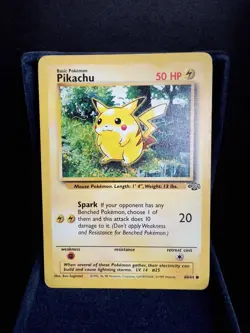 Pokemon TCG Pikachu 60/64 Jungle English Vintage 1999 - Image 1