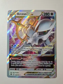 Pokemon - Arceus Vstar - 123/172 - Brilliant Stars - Ultra Rare - NM - Image 2