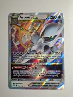 Pokemon - Arceus Vstar - 123/172 - Brilliant Stars - Ultra Rare - NM - Image 4