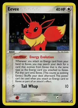 Pokemon Card - Eevee Unseen Forces 55/115 Common Reverse Holo Stamped - Image 1