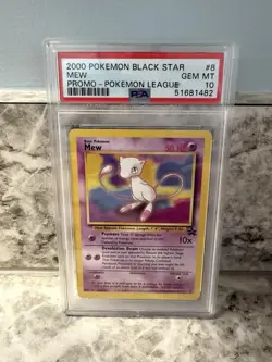 Pokemon Mewtwo 151 Blackstar Promo TCG PSA 10 - Image 1