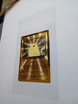 Gold Metal Pikachu Card 58/102 Pokemon Celebrations 25th Anniversary Pokemon TCG - Image 2