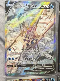 🔥 Pokemon TCG 6 Card Mixed Lot. V Alt Art’s, TG, IR. Palkia V Garchomp V NM!🔥 - Image 2