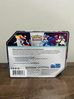 Pokemon TCG Paldea Partners Tin - Quaquaval Ex Tin - Image 2