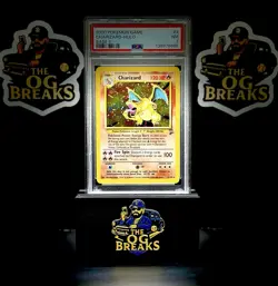 Pokemon 2000 Charizard #4/130 Base Set 2 Holo PSA 7 MINT - Image 1