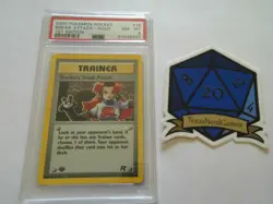 x1 2000 Pokemon Team Rocket 1st Edition Rocket's Sneak Attack Holo 16 PSA 8 - Image 1