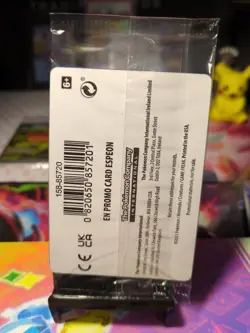 Pokemon Espeon Best Buy Sealed Promo Obsidian Flames Stamped Reverse Holo - Image 2