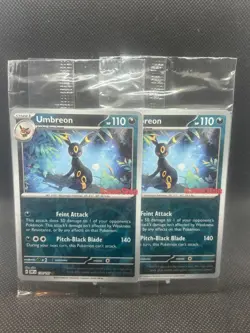 (1x) 2023 Pokemon TCG Umbreon 130/197 Obsidian Flames GameStop Exclusive SEALED - Image 1