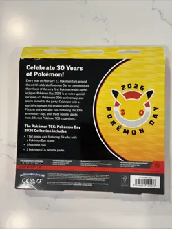 Pokemon TCG Pokemon Day 2026 Collection Box, NEW SEALED IN HAND. SHIPS FAST - Image 2