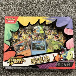 Pokemon TCG: Mega Evolution Ascended Heroes Deluxe Pin Collection Factory Sealed - Image 1