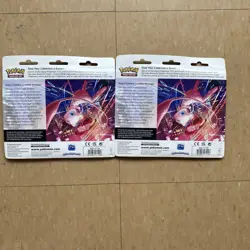 Pokemon TCG Fusion Strike 3 Pack Blister x2 Factory Sealed (6 Packs Total) - Image 2