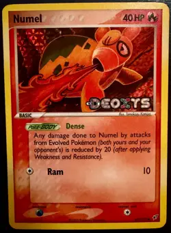 Numel 68/107 Common Deoxys Pokemon Reverse Holo Moderately Played - Image 1
