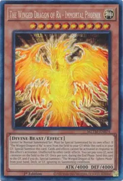 Yugioh! The Winged Dragon of Ra - Immortal Phoenix - MZTM-EN074 - Collector's Ra - Image 1