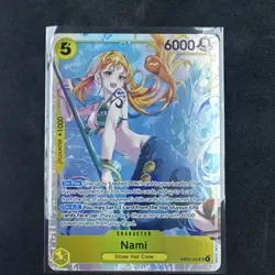 Bandai One Piece CCG Heroines Nami Full Art Foil EB03-053 5 Cost 6000 Power - Image 1