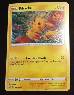 Pikachu - (Holiday Calendar) SWSH153 SWSH: Sword & Shield Promo Cards Holo NM - Image 1
