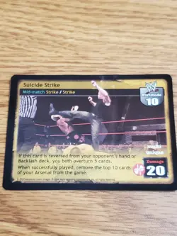 WWE WWF Raw Deal CCG - Suicide Strike Promo Card - Image 1