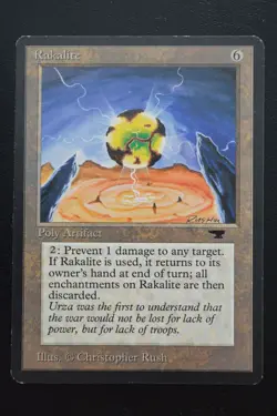 Magic The Gathering MTG RAKALITE Antiquities LP Lightly Played - Image 1