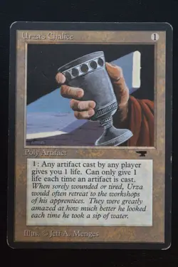 Magic The Gathering MTG URZA'S CHALICE Antiquities MP Moderately Played - Image 1