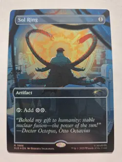 Sol Ring 1988 Foil Marvel's Spider-Man: Villainous Plot Secret Lair - Image 1