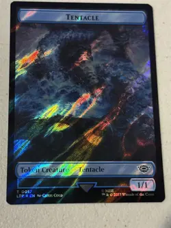 mtg surge foil token Tentacle // Food, 0017/0022, Lord of the Rings - Image 1