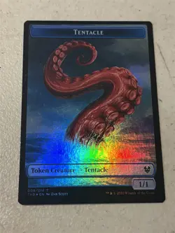mtg foil token Tentacle // Satyr, 006//009, Theros Beyond Death, unplayed - Image 1