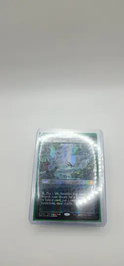 Misty Rainforest (Borderless) (Dragonscale Foil) Special Guests Foil - Image 4